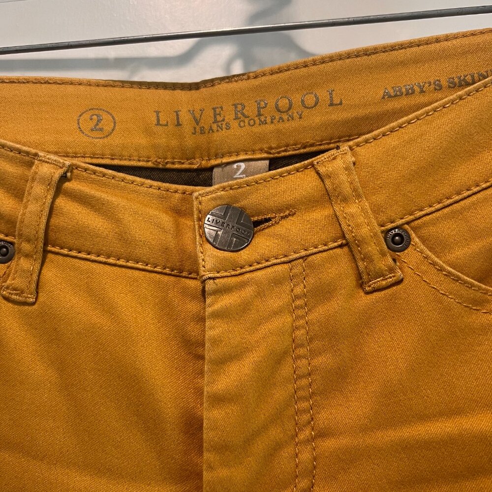 Liverpool Jeans Company Mustard Size 2